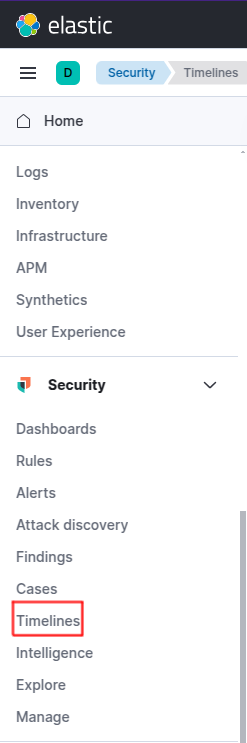 dvwaelasticsecuritytimelines